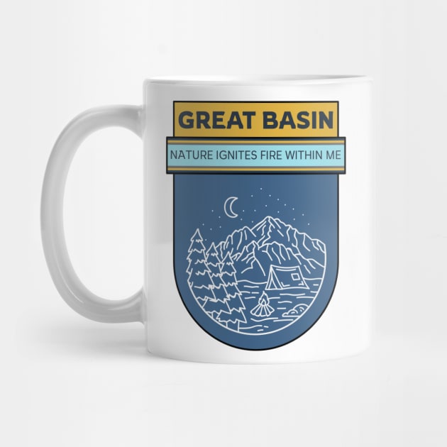 Great Basin National Parks Camping Hiking Outdoors Outdoorsman by Tip Top Tee's